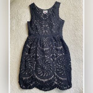 Yoana Baraschi Black Floral Dress